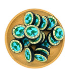 Silicone Focal Beads Earth Theme Circular Text Design 2
