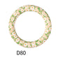 65mm Silicone Beads Printed Designs Vibrant Colors 34