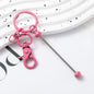 Beadable Gradient Color DIY Metal Keychain