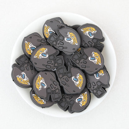 NFL Teams Silicone Focal Beads Football Helmet Design 20pcs - Team 4