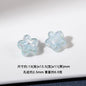 Transparent Iridescent Star Acrylic Beads 13mm 20pcs 9