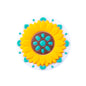 Silicone Focal Beads Daisy You Are My Sunshine Text 20pcs 4