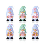Silicone 3D Focal Beads Summer Dwarf Holding Flamingo 9