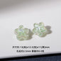 Transparent Iridescent Star Acrylic Beads 13mm 20pcs 7