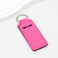 Neoprene Sublimation Lip Balm Chapstick Holder Keychain Solid Color