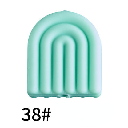 Color Arch Silicone Beads Minimalist Door Design 20pcs 14
