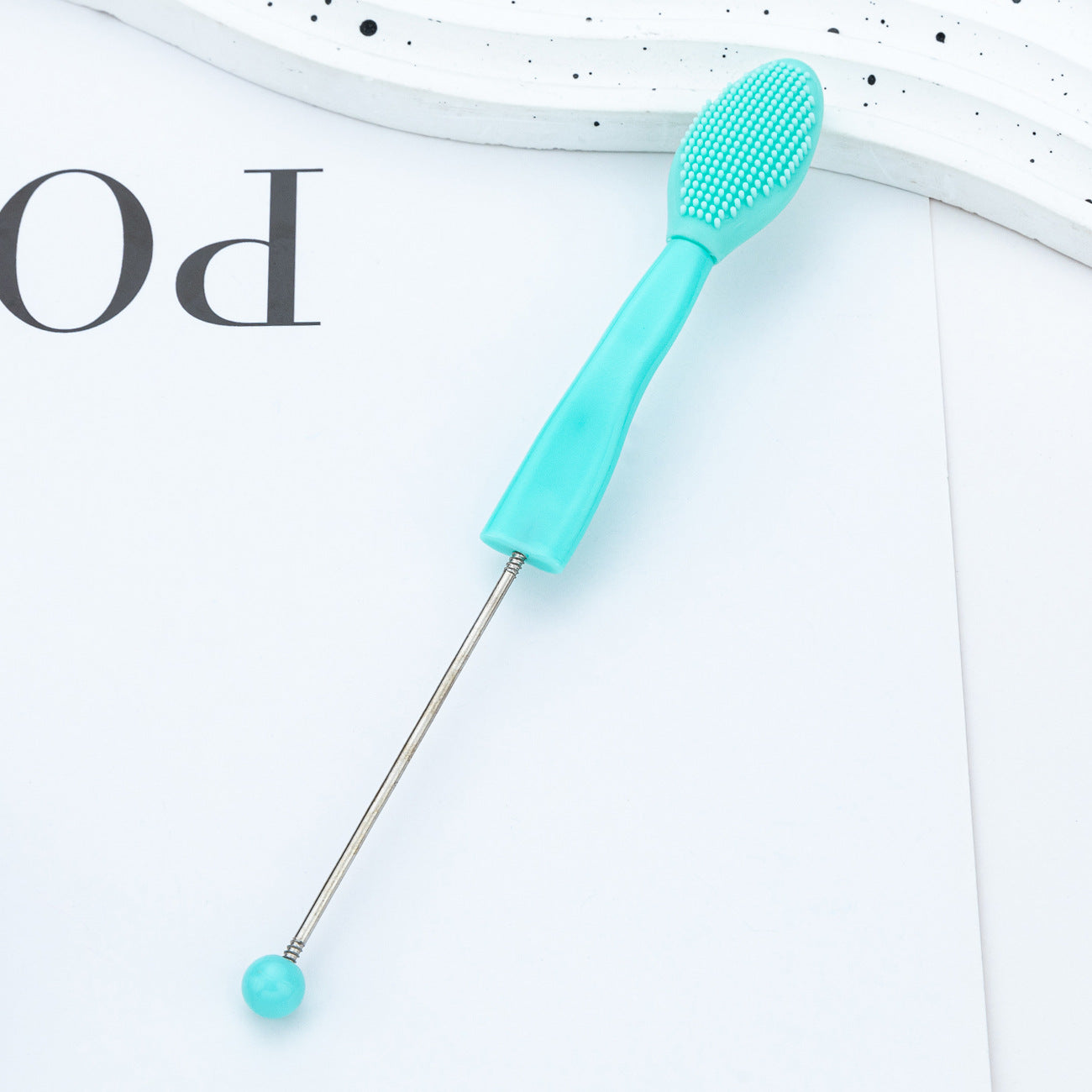 Beadable Lip Scrub Brushes Multi-functional