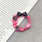 Bow Wreath Metal Beads 31mm Painted Enamel Alloy 10pcs 12