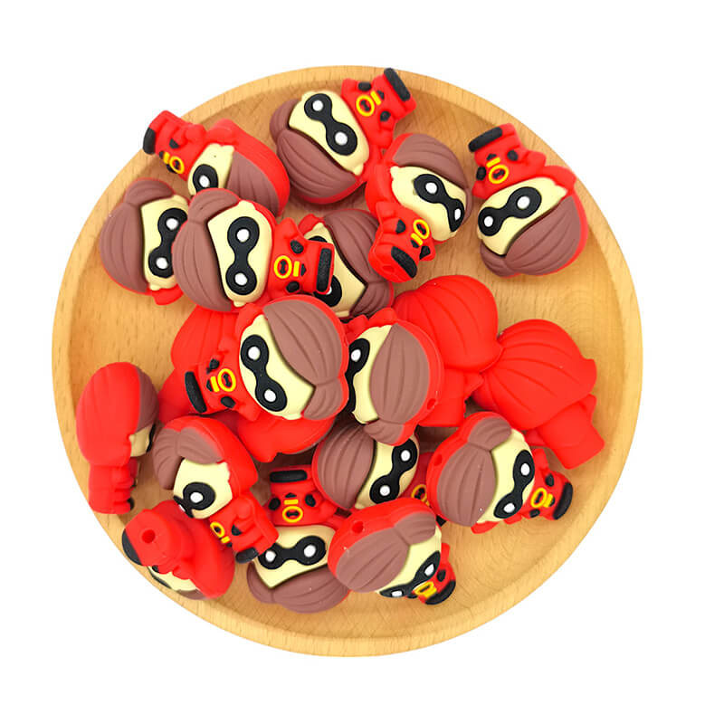 Silicone 3D Focal Beads The Incredibles Wishbone Stand 1 pcs 2
