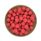 15mm Silicone Beads Crackle Printed Multi Color 50pcs 2