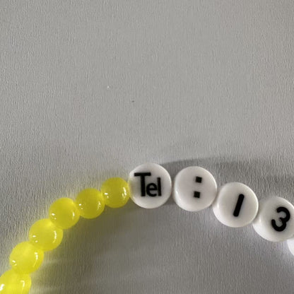 Special Character Flat Acrylic Beads 7mm 10pcs per Pack 37