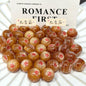 Luminous Color-Changing Resin Round Flower Beads 16mm 10pcs 15