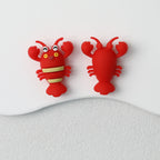 Silicone 3D Focal Beads Crayfish Raised Claws 1 pcs