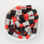 Red Lipstick 3D Silicone Focal Beads 20 pcs