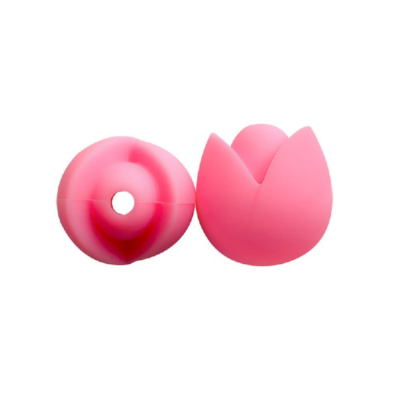 Lotus Silicone Beads Pastel Colors Soft Matte Finish 10pcs 6