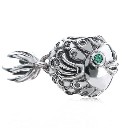 Cartoon Anime Series Metal Beads Large Hole Zinc Alloy 10pcs 22