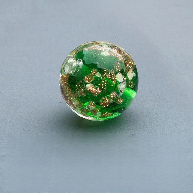 Glow in the Dark Round Glass Beads 8mm Transparent Colors 10pcs 8