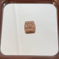 Square Acrylic Beads 20mm Puppy and Cat Coffee Brown 10pcs 5