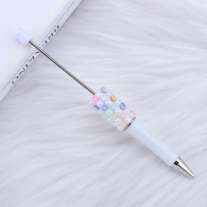 Colorful Pearl Gradient Round Ballpoint Pen Plastic 5