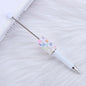 Colorful Pearl Gradient Round Ballpoint Pen Plastic 5
