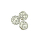 Clay Ball Rhinestone Beads 12mm Faceted Colorful Mix 50pcs