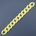 Matte Colorful Acrylic Open Chain Links 23mm 100pcs 6