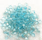 Pentagonal Star Glass Beads 8mm Transparent Pastel Colors 30pcs 12