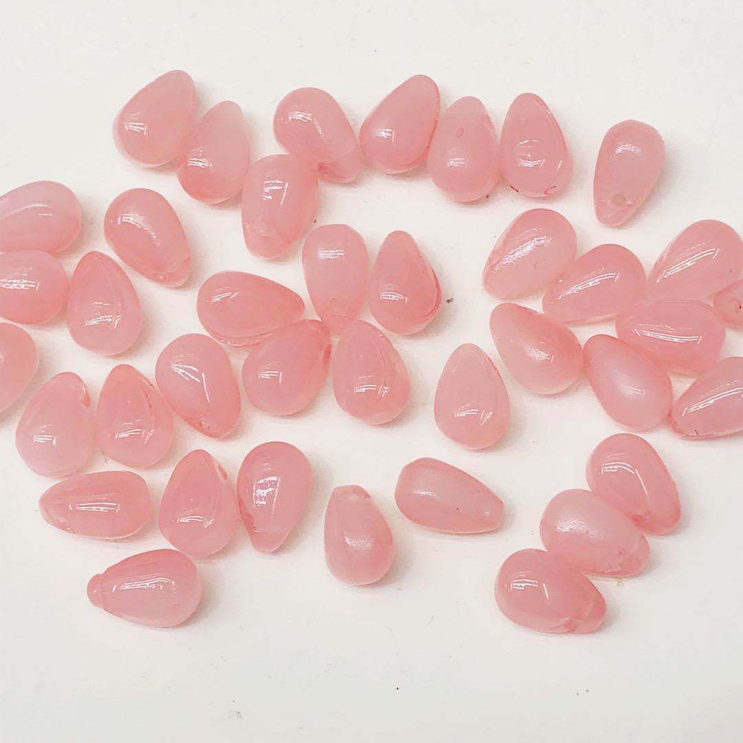 Transparent Czech Glass Teardrop Glass Beads 6 9mm 1000pcs 3