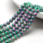 Crackle Round Glass Beads 8mm Multicolor Imitation Ceramic 200pcs 9