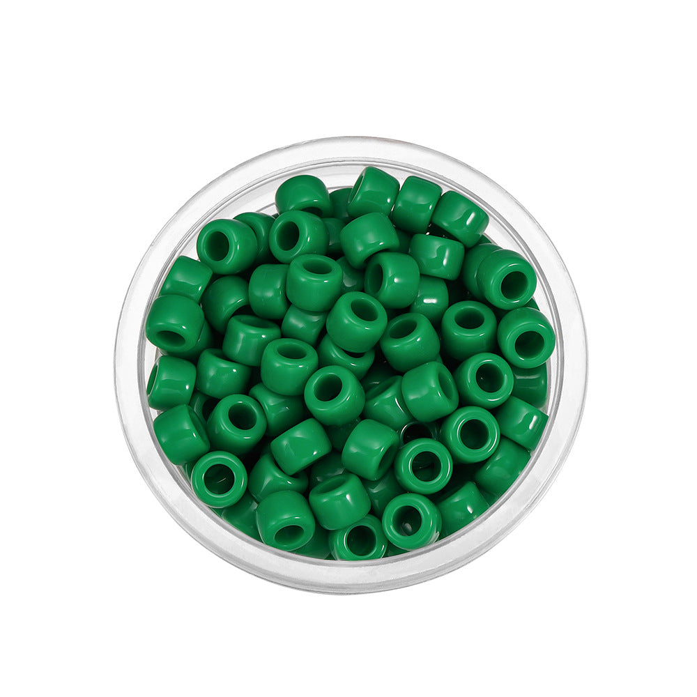 Candy Colored Pony Beads Acrylic 8mm Bright Mixed 100pcs 7