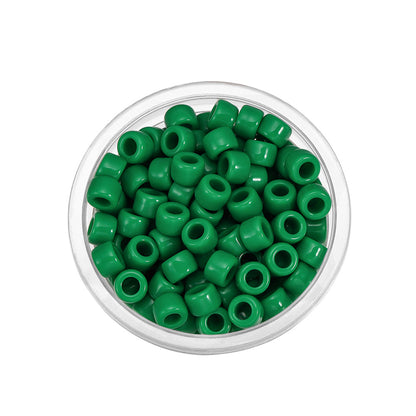 Candy Colored Pony Beads Acrylic 8mm Bright Mixed 100pcs 7