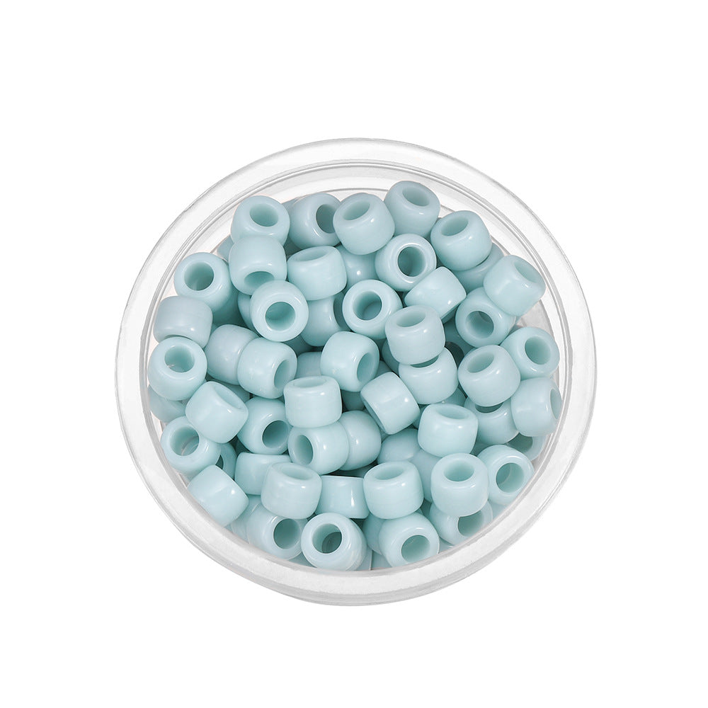 Candy Colored Pony Beads Acrylic 8mm Bright Mixed 100pcs 13