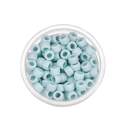 Candy Colored Pony Beads Acrylic 8mm Bright Mixed 100pcs 13