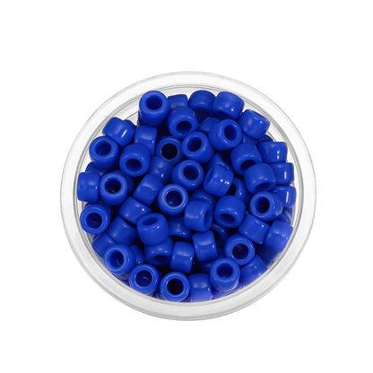 Candy Colored Pony Beads Acrylic 8mm Bright Mixed 100pcs 6