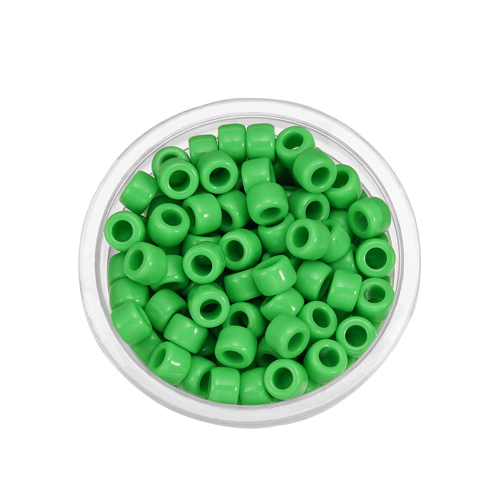 Candy Colored Pony Beads Acrylic 8mm Bright Mixed 100pcs 12
