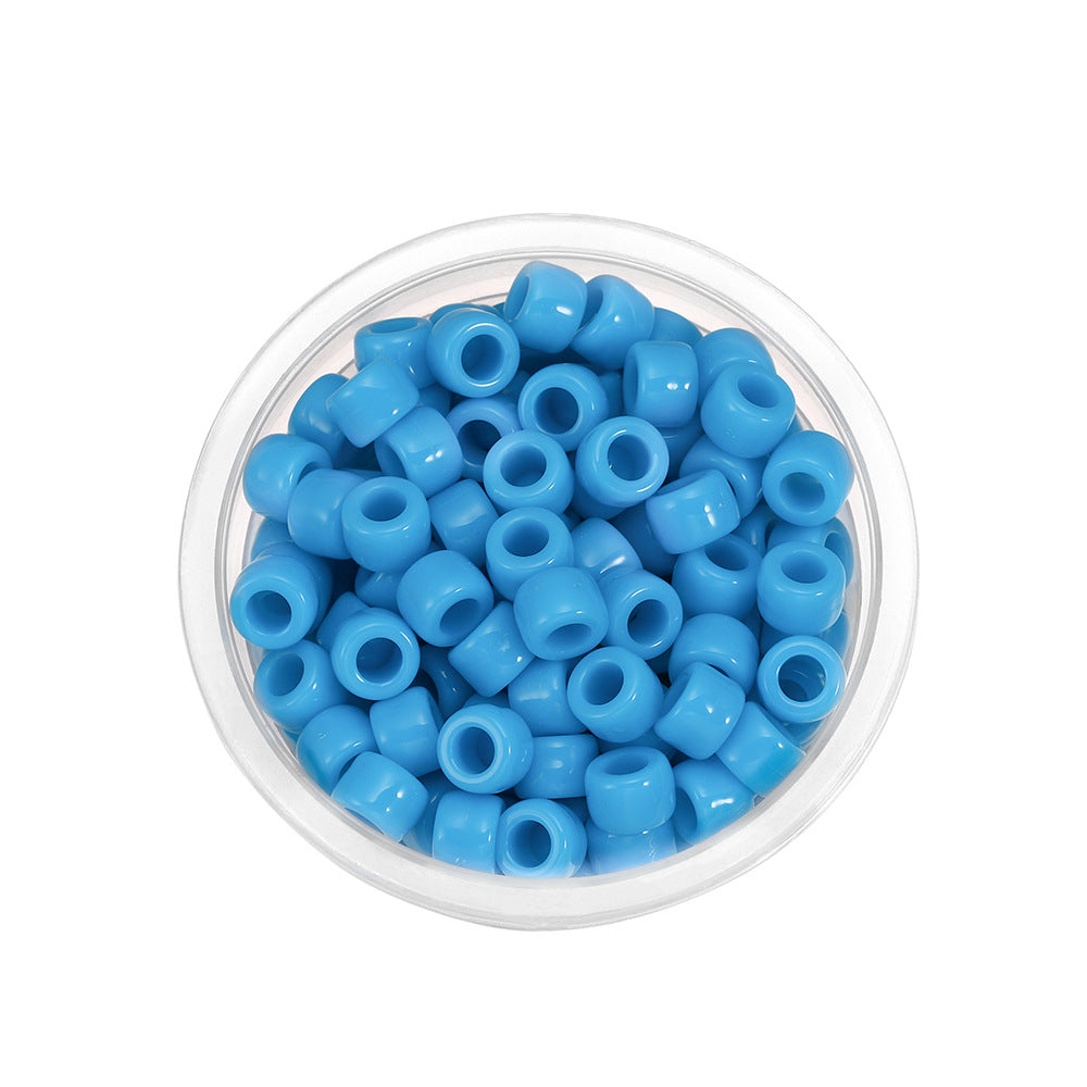 Candy Colored Pony Beads Acrylic 8mm Bright Mixed 100pcs 2