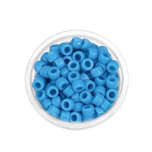 Candy Colored Pony Beads Acrylic 8mm Bright Mixed 100pcs 2