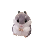 Plush Hamster Keychain Cartoon Soft Pastel Animal Charm 5