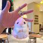 Plush Hamster Keychain Cartoon Soft Pastel Animal Charm 8