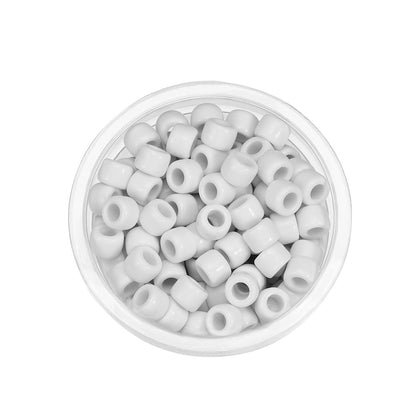 Candy Colored Pony Beads Acrylic 8mm Bright Mixed 100pcs 23