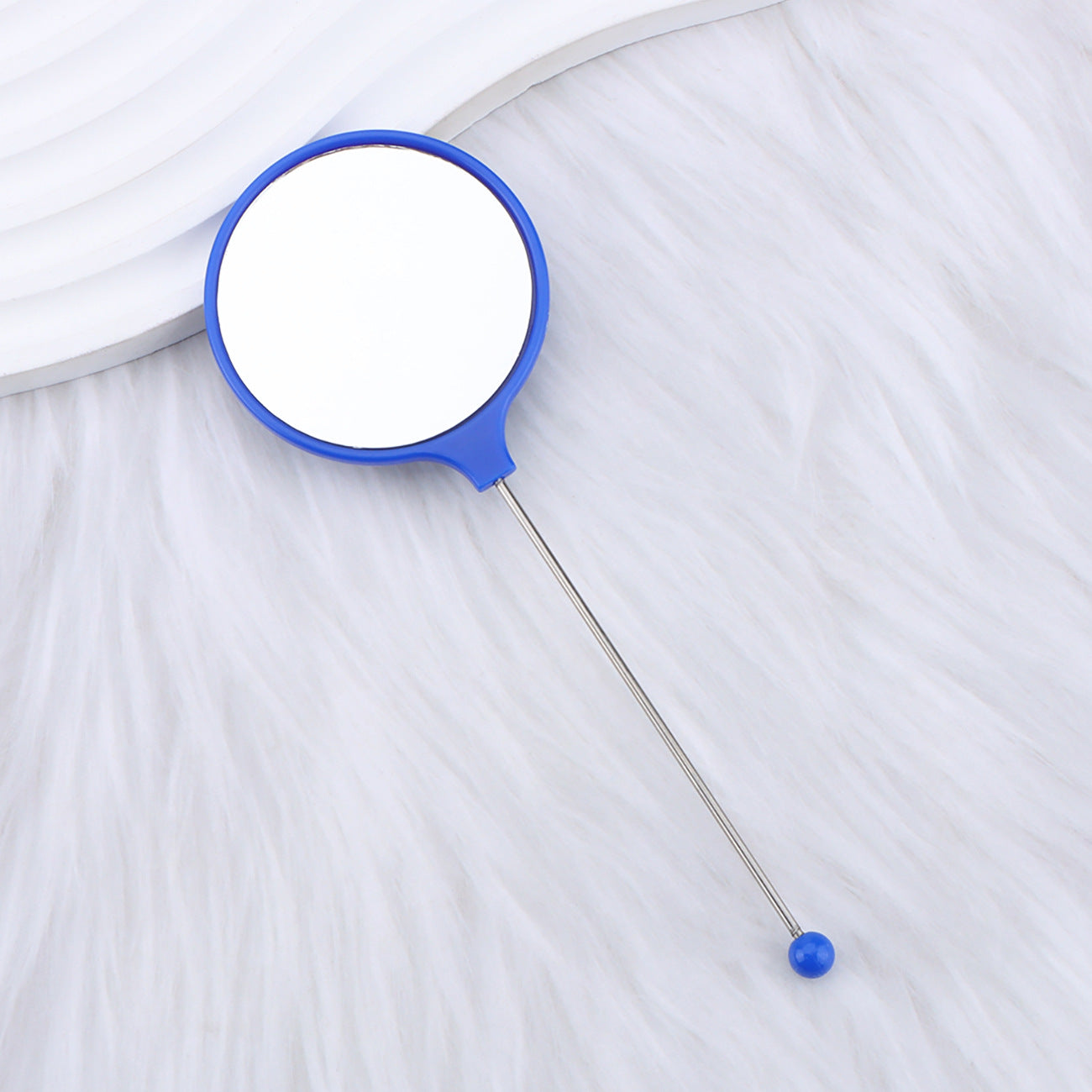 Beadable Mirrors Mini Handheld Round