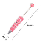 Clay Ribbon Butterfly Beadable Pen 5 Pcs 3
