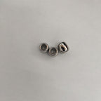 Metallic Barrel CCB Plastic Acrylic Beads 11mm Large Hole 200pcs