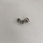 Metallic Barrel CCB Plastic Acrylic Beads 11mm Large Hole 200pcs