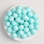Striped 15mm Priented Round Silicone Beads Balloon Design 50pcs 2