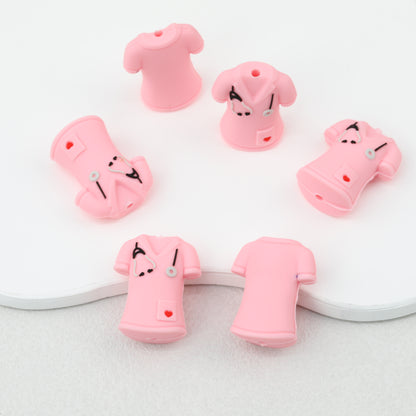 Medical Uniform 3D Silicone Focal Beads Nurse Outfit 20pcs 5