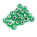 Flat Evil Eye Resin Beads 6-10mm Glossy Colorful 500pcs 5
