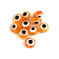 Flat Evil Eye Resin Beads 6-10mm Glossy Colorful 500pcs 14