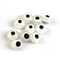 Flat Evil Eye Resin Beads 6-10mm Glossy Colorful 500pcs 16