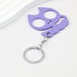 Cat Shaped Self Defense Keychain Survival Finger Clasp Compact